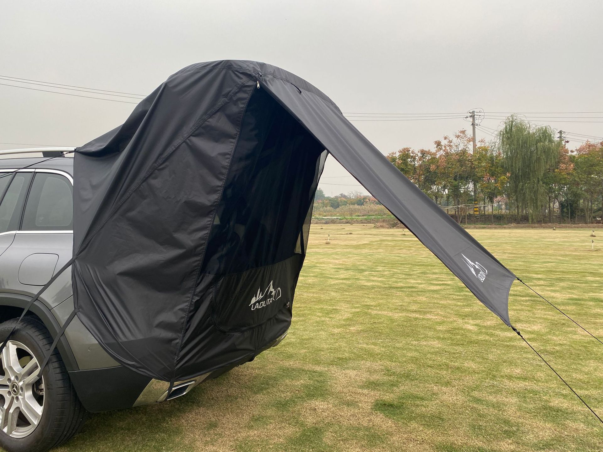 Cheap Goat Tents Tent for Car Trunk Sunshade Rainproof Rear Tent Simple Motorhome For Self driving Tour Barbecue Camping Hiking Tent   